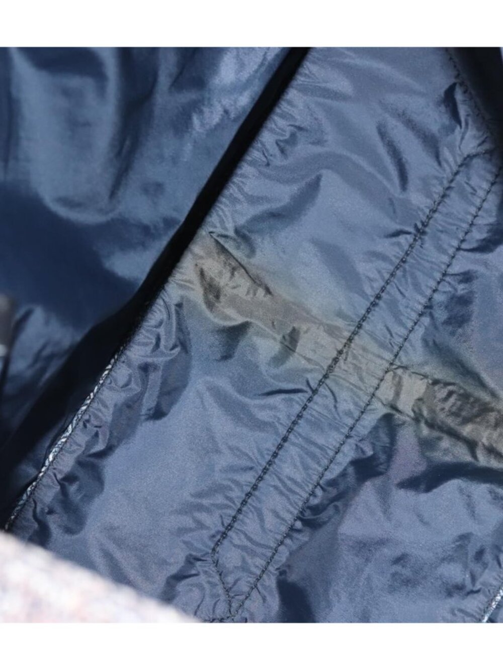 PRADA Tote Bag Nylon Blue Silver - Picture 11 of 14